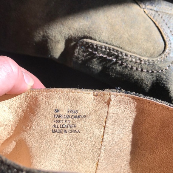 Frye Harlow Campus Leather Boots Brown NWOT size 8 - Picture 6 of 8